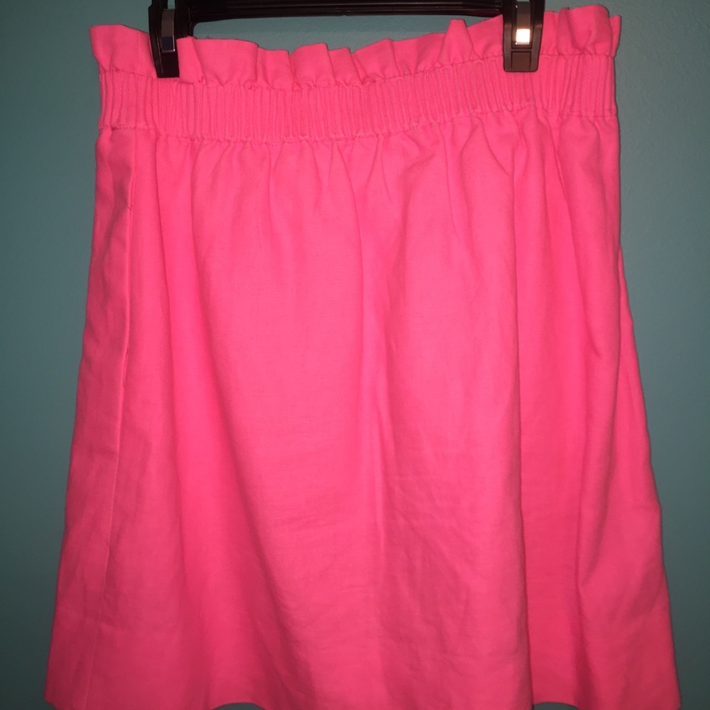 PINK HIGH WAISTED SKIRT